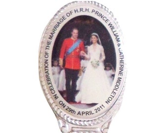 Prince William and Kate Middleton Royal Wedding 2011 Collector's Spoon