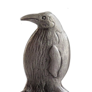 Penguin Pewter Bottle Stopper - Hand Made in The United Kingdom