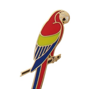 Parrot Bird Pin Badge