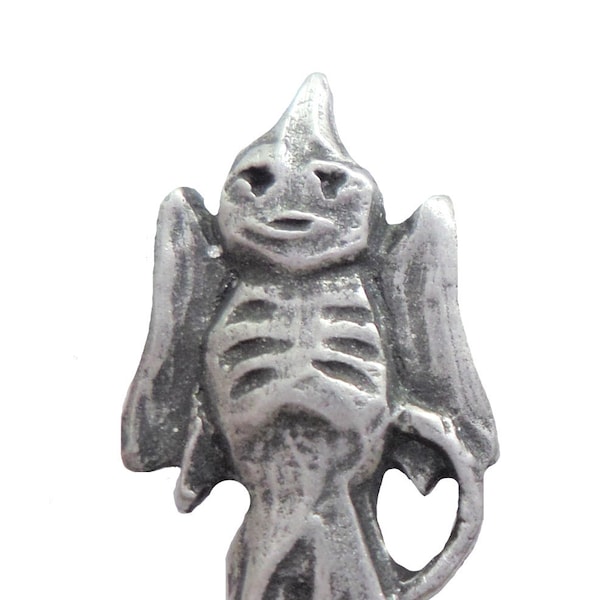 Jenny Haniver Pewter Pin Badge - Hand Made in The United Kingdom