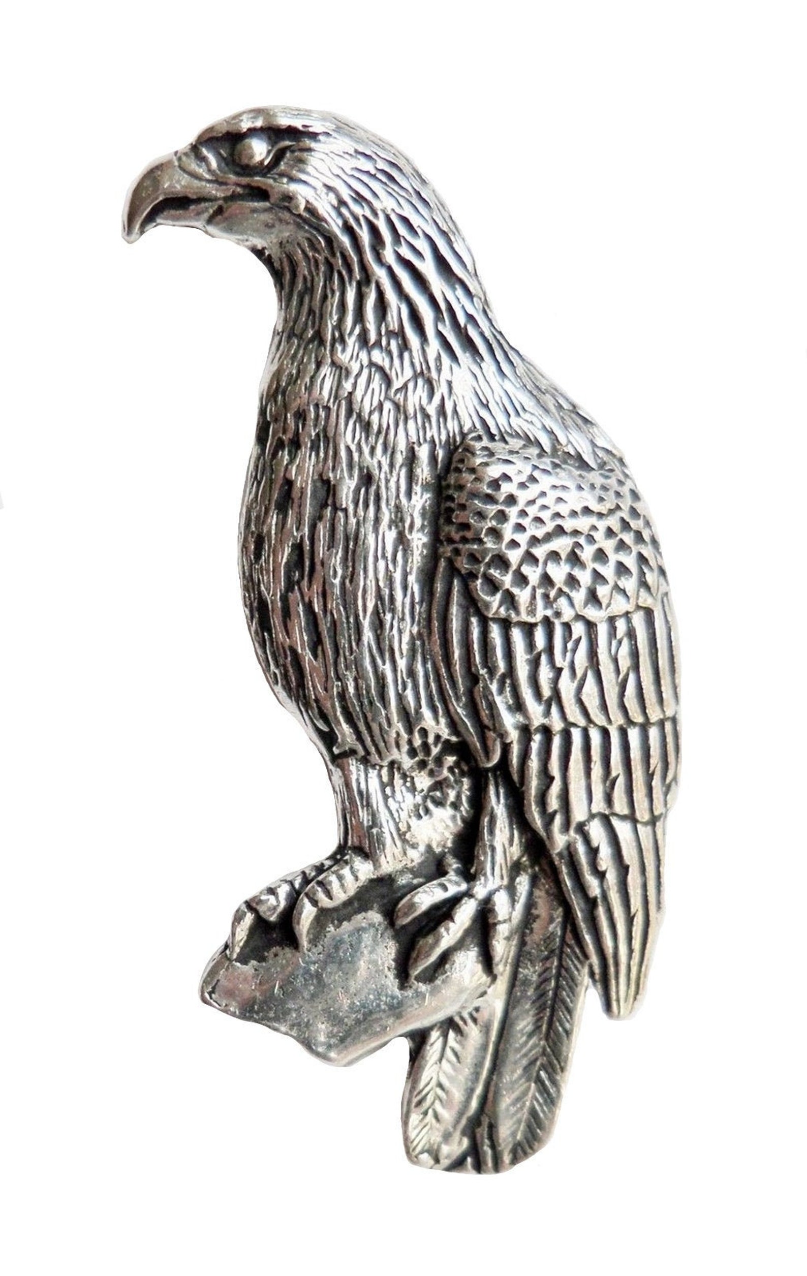 Golden Eagle Pewter Pin Badge Hand Made in Cornwall Etsy