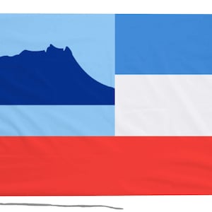 Sabah Flag with Eyelets or Rope and Toggle - Hand Made in the UK
