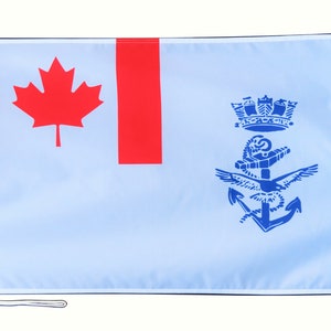 Royal Canadian Navy Ensign Flag- Hand Made in the UK - Various Sizes