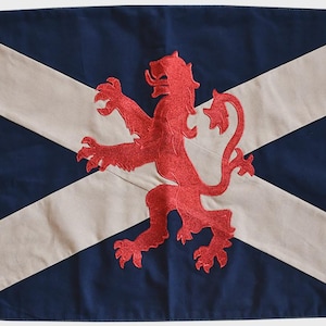 Scotland Lion Fully Sewn Cotton Flag - 100cm x 50cm