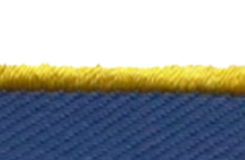 Cook Islands Flag Rectangular Embroidered Patch image 2