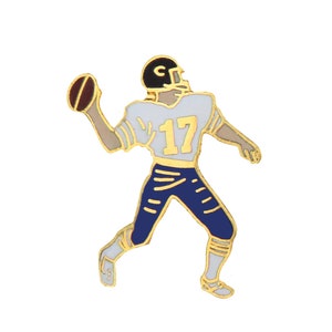 American Footballer Player Pin Badge