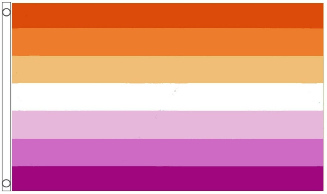 Rectangle Lesbian Sunset Flag Charms, Bulk Lgbtq Charms, Gay Pride - We Are Pride 100 Charms