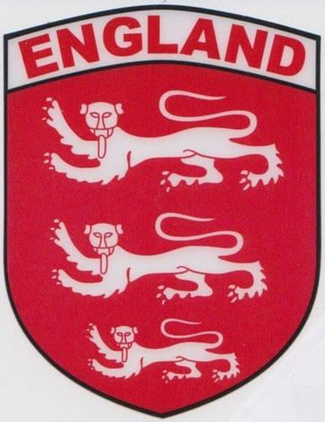 Old England 3 Lions Car Window Sticker - Self-cling - Etsy