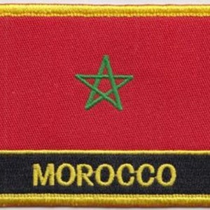 Morocco Travel Pin 1.25