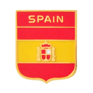 Spain State Flag Pin Badge