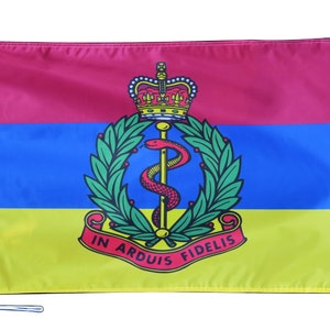 British Army Flag - Royal Army Medical Corps - Hand Made in the UK - Various Sizes