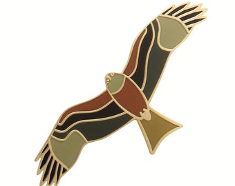 Red Kite Pin Badge