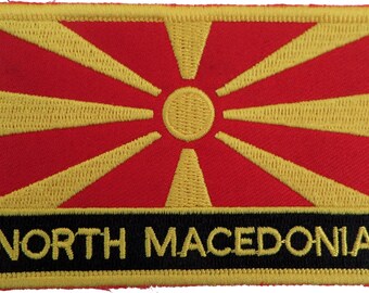 Bandiera della Macedonia fotografia stock. Immagine di pixel - 153807012