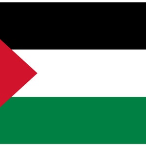 Palestine Flag Polyester - 5&#39;x3&#39;