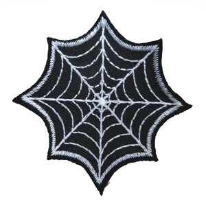 Spider's Web Embroidered Patch