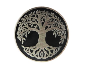 Yggdrasil The Tree of Life Gothic Pin Badge