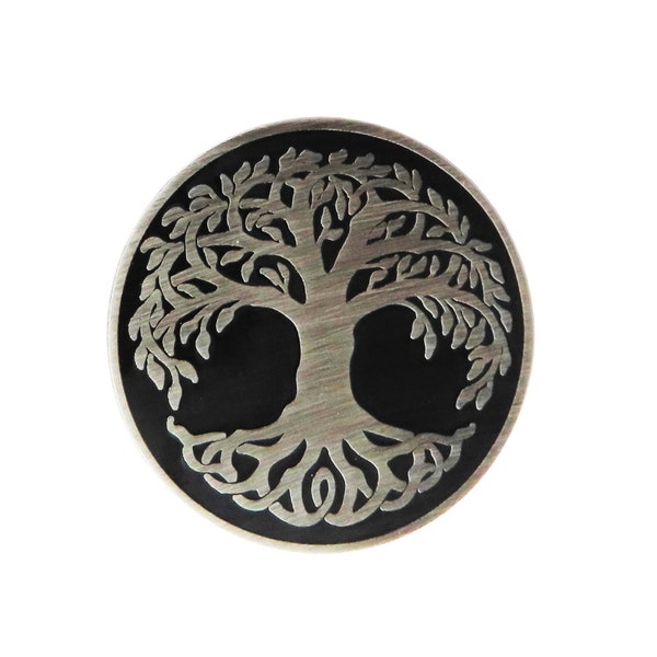 Yggdrasil The Tree of Life Gothic Pin Badge