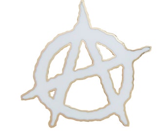 Anarchy Punk Pin Badge
