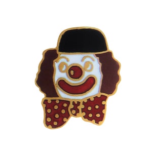 Circus Clown Pin Badge