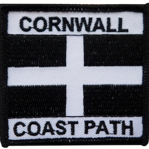 Cornwall Coast Path Embroidered Patch