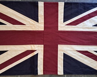 Verenigd Koninkrijk UK Union Jack volledig genaaide vlag 101cm x 50cm - 4 oogjes