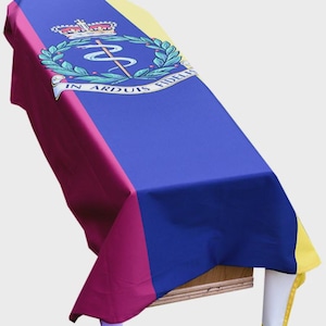 British Army Medical Corps Coffin Drape Flag - Premium Quality and Made in the UK - Fast Dispatch