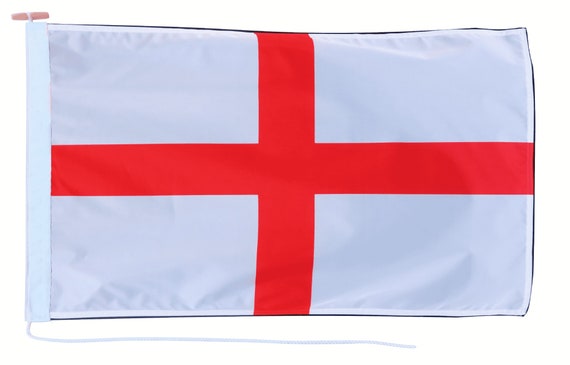 England Flag With Eyelets or Rope and Toggle Hand Made in the UK