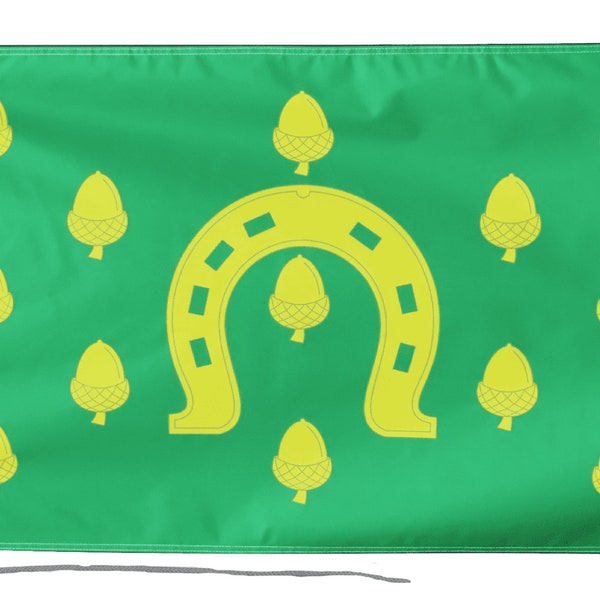 Rutland Flag with Eyelets or Rope and Toggle - Hand Made in the UK