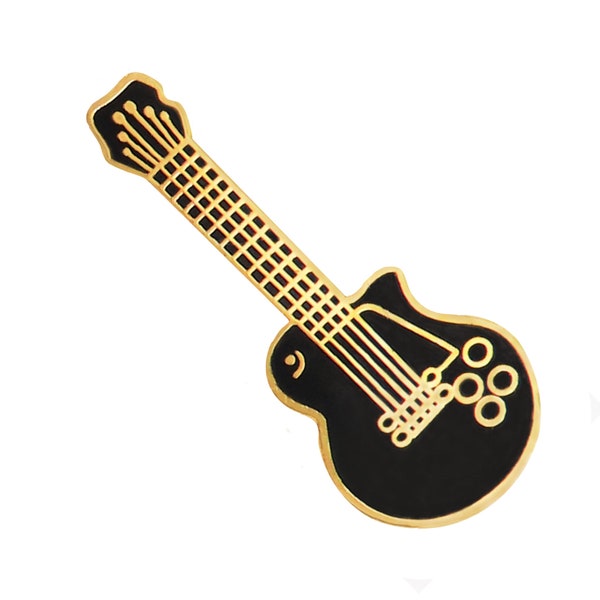 Les Paul Electric Guitar Pin Badge