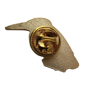 Czech Republic Kingfisher National Bird Pin Badge image 2