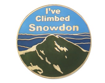 I&#39;ve Climbed Snowdon Pin Badge