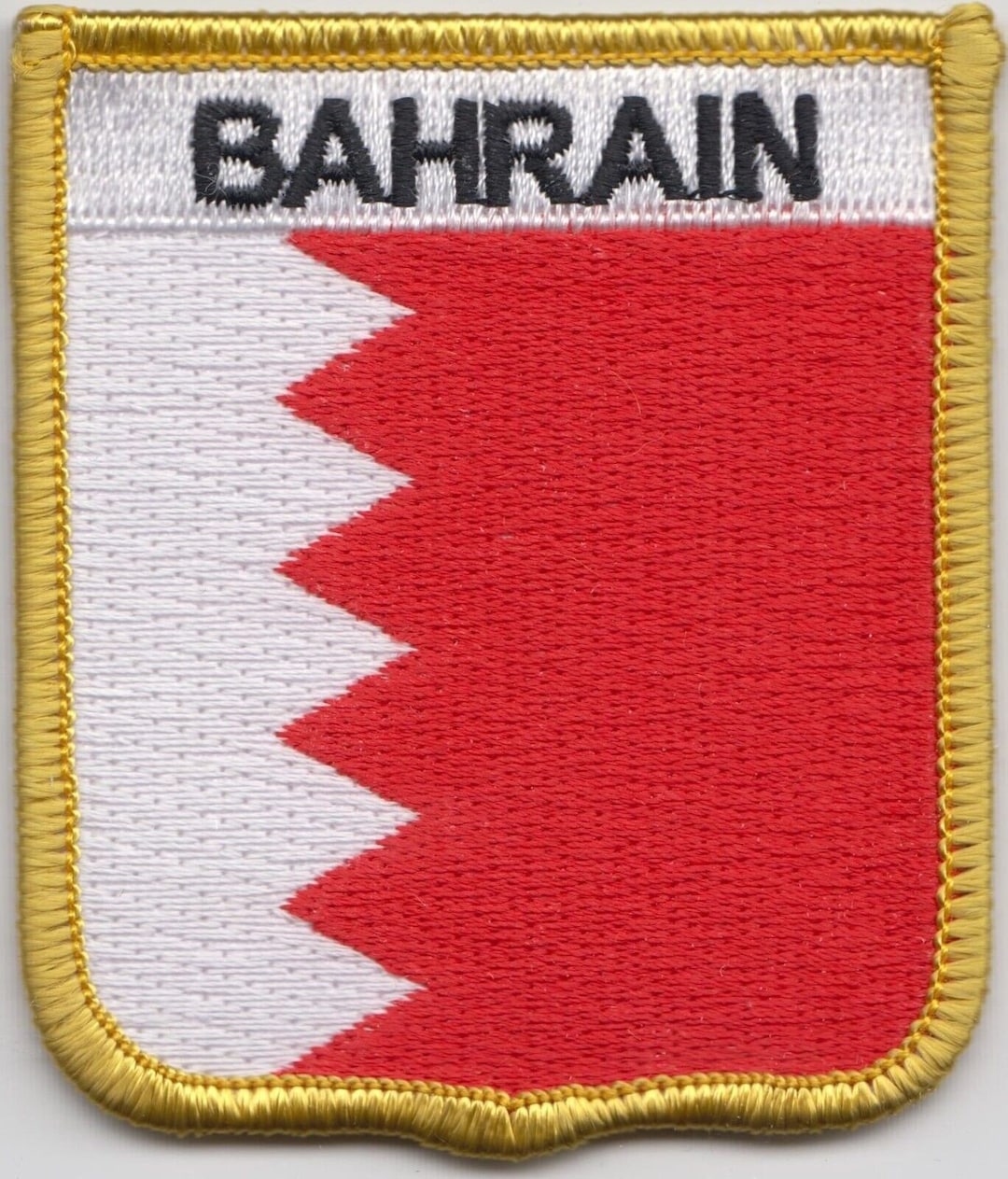 Bahrain Shield Embroidered Patch - Etsy