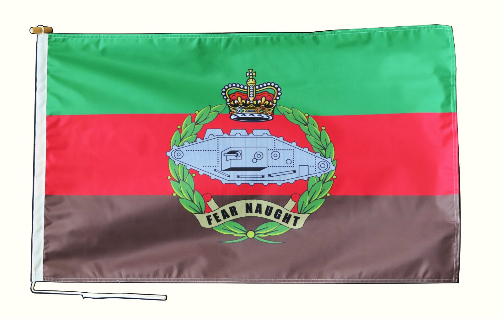 British Army Flag - Royal Tank Regiment - Hand Made in the UK