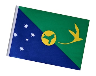 Christmas Island Small Arts & Crafts Flag