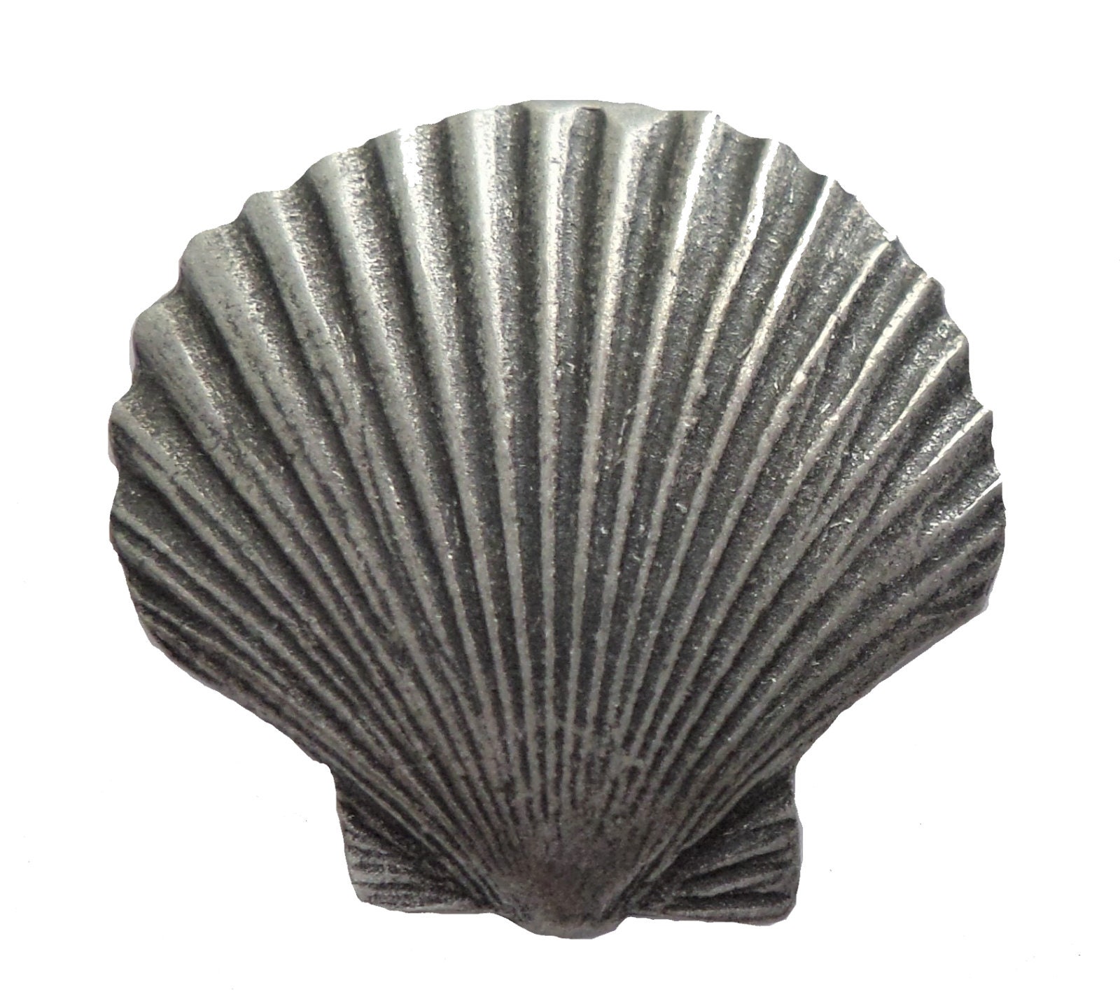 Scallop Shell Pewter Pin Badge - Hand Made in the United Kingdom - Etsy