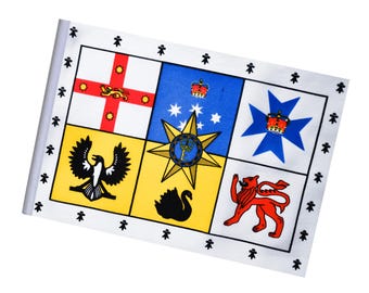 Australia Queen's Royal Standard Small Arts & Crafts Flag