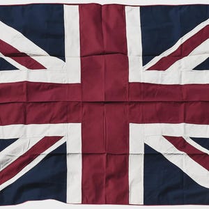 Union Jack Fully Sewn Aged Cotton Flag - 240cm x 180cm - 8 Eyelets