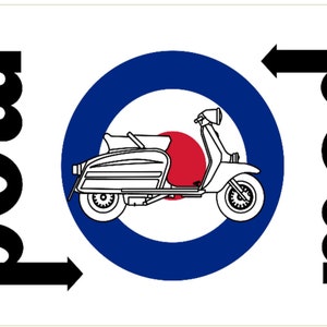Mod Target Scooter 5&#39;x3&#39; Flag