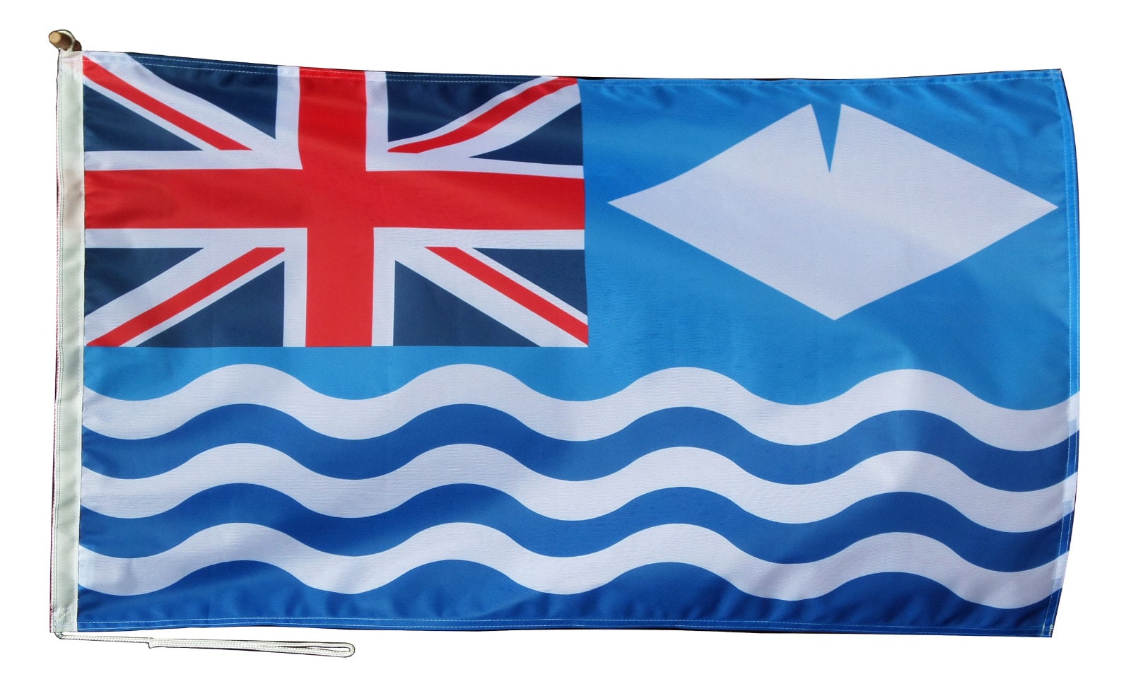 Isle Of Wight County Flagge Vinyl-Aufkleber – 18x4 Cm, Wetterfest & Laminiert, Für Auto, Fenster, Helm Etc., Selbstklebend & Leicht Entfernbar