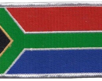 South Africa Flag Large Rectangular Embroidered Patch