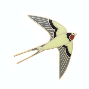 Swallow Bird Pin Badge