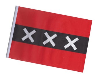 Amsterdam CIty Small Arts & Crafts Flag