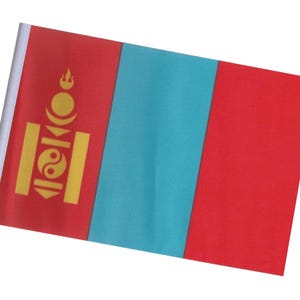 Mongolia Small Arts & Crafts Flag