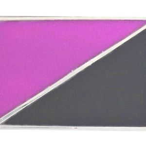 Anarchy Anarcho-Feminism Flag Pin Badge