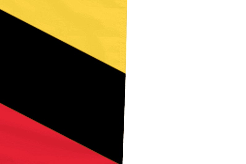 Sarawak Flag with Eyelets or Rope and Toggle Hand Made in the UK image 5