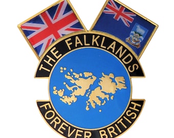 Falkland Islands Forever British Pin Badge