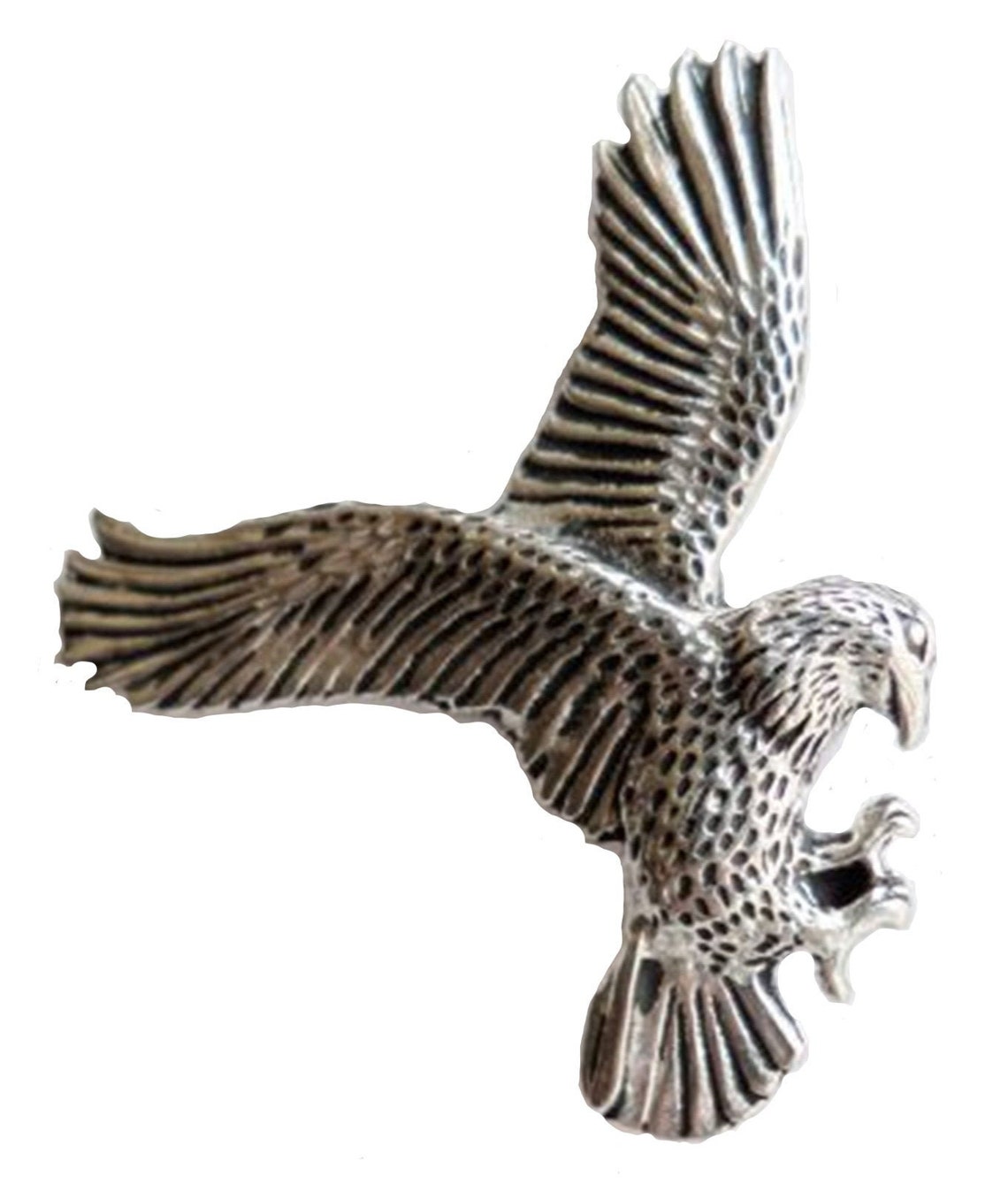 Golden Eagle Pewter Pin Badge Hand Made in Cornwall - Etsy