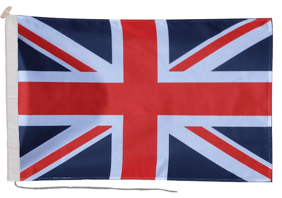 Buy United Kingdom Flag With Eyelets or Rope and Toggle Hand Made