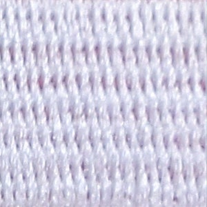 May include: White elastic band with a textured, woven pattern. The band is made of a soft, stretchy material.