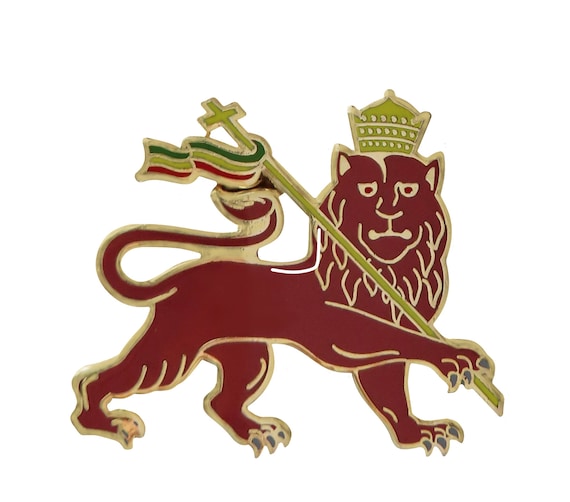 Lion of Judah Pin Badge | Etsy